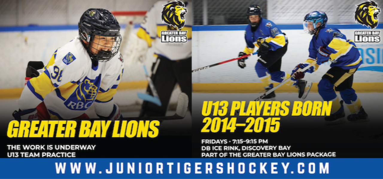 U13 Greater Bay Lions Seaons is Live!